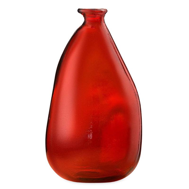 Oblong Recycled Glass Balloon Vase, 14